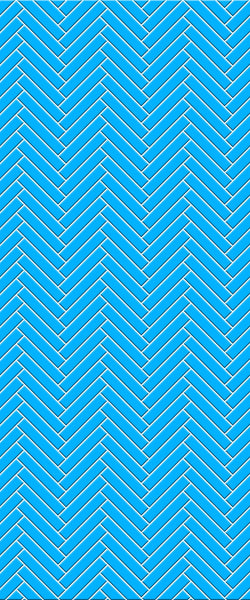 Blue Double Herringbone Tile Acrylic Shower Wall Panel 2440mm x 1220mm (3mm Thick) - CladdTech