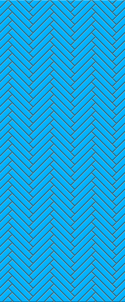 Blue Double Herringbone Tile Acrylic Shower Wall Panel 2440mm x 1220mm (3mm Thick) - CladdTech