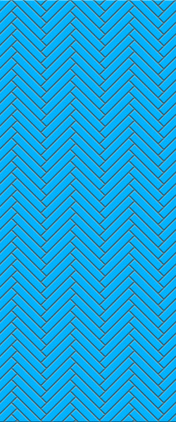 Blue Double Herringbone Tile Acrylic Shower Wall Panel 2440mm x 1220mm (3mm Thick) - CladdTech