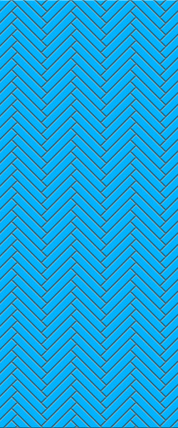 Blue Double Herringbone Tile Acrylic Shower Wall Panel 2440mm x 1220mm (3mm Thick) - CladdTech