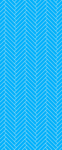Blue Double Herringbone Tile Acrylic Shower Wall Panel 2440mm x 1220mm (3mm Thick) - CladdTech
