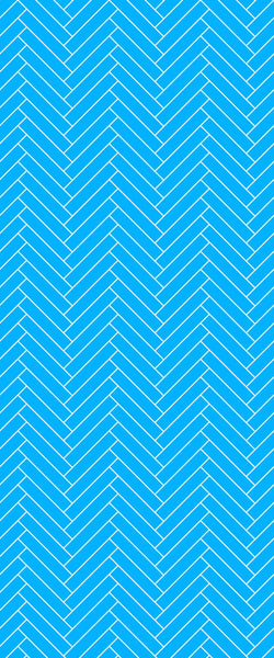 Blue Double Herringbone Tile Acrylic Shower Wall Panel 2440mm x 1220mm (3mm Thick) - CladdTech