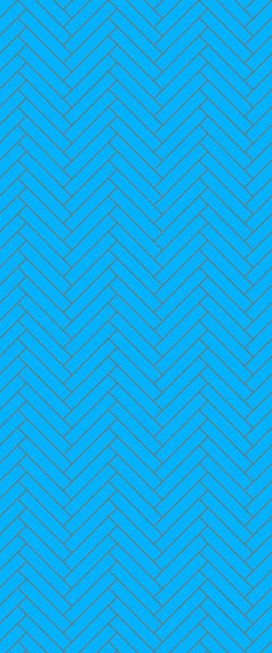 Blue Double Herringbone Tile Acrylic Shower Wall Panel 2440mm x 1220mm (3mm Thick) - CladdTech