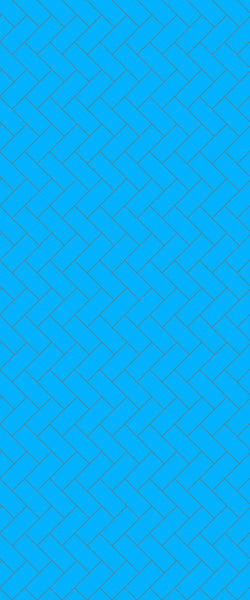 Blue Diagonal Herringbone Tile Acrylic Shower Wall Panel 2440mm x 1220mm (3mm Thick) - CladdTech