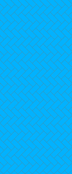 Blue Diagonal Herringbone Tile Acrylic Shower Wall Panel 2440mm x 1220mm (3mm Thick) - CladdTech