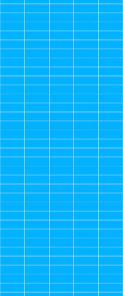 Blue Horizontal Block Acrylic Shower Wall Panel 2440mm x 1220mm (3mm Thick) - CladdTech
