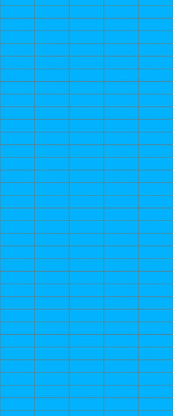 Blue Horizontal Block Acrylic Shower Wall Panel 2440mm x 1220mm (3mm Thick) - CladdTech