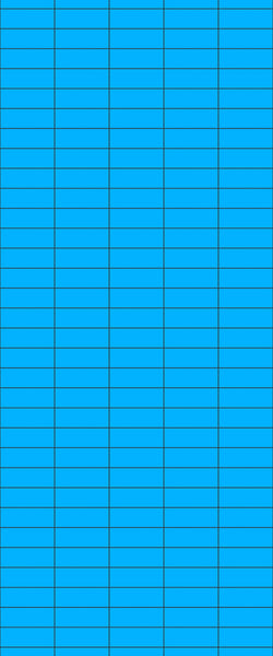 Blue Horizontal Block Acrylic Shower Wall Panel 2440mm x 1220mm (3mm Thick) - CladdTech