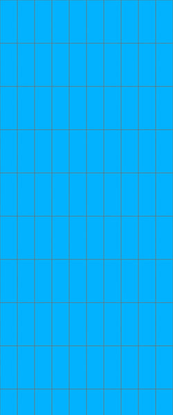 Blue Vertical Block Acrylic Shower Wall Panel 2440mm x 1220mm (3mm Thick) - CladdTech