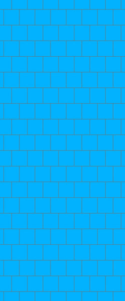 Blue Large Squares Acrylic Shower Wall Panel 2440mm x 1220mm (3mm Thick) - CladdTech