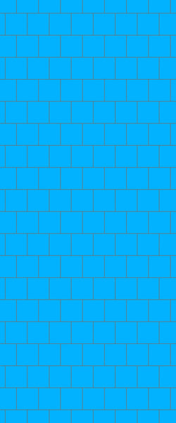 Blue Large Squares Acrylic Shower Wall Panel 2440mm x 1220mm (3mm Thick) - CladdTech