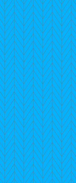 Blue Chevron Acrylic Shower Wall Panel 2440mm x 1220mm (3mm Thick) - CladdTech