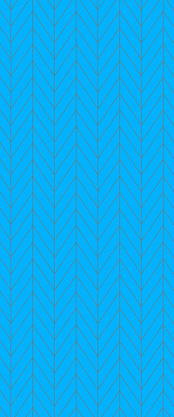 Blue Chevron Acrylic Shower Wall Panel 2440mm x 1220mm (3mm Thick) - CladdTech