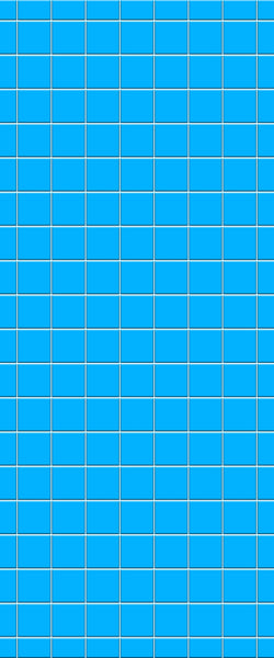 Blue Checkerboard Acrylic Shower Wall Panel 2440mm x 1220mm (3mm Thick) - CladdTech