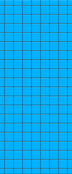 Blue Checkerboard Acrylic Shower Wall Panel 2440mm x 1220mm (3mm Thick) - CladdTech