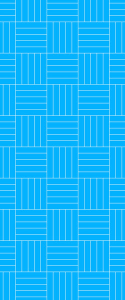 Blue Mosaic Acrylic Shower Wall Panel 2440mm x 1220mm (3mm Thick) - CladdTech