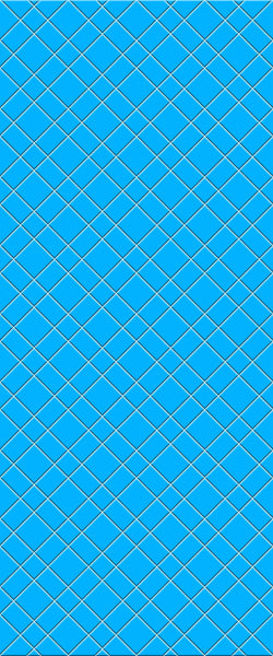 Blue Basket Weave Acrylic Shower Wall Panel 2440mm x 1220mm (3mm Thick) - CladdTech