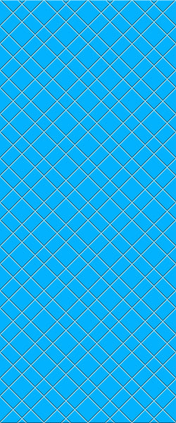 Blue Basket Weave Acrylic Shower Wall Panel 2440mm x 1220mm (3mm Thick) - CladdTech