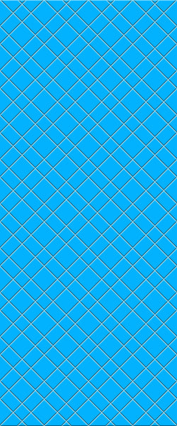 Blue Basket Weave Acrylic Shower Wall Panel 2440mm x 1220mm (3mm Thick) - CladdTech