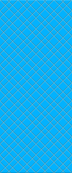 Blue Basket Weave Acrylic Shower Wall Panel 2440mm x 1220mm (3mm Thick) - CladdTech