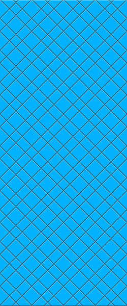 Blue Basket Weave Acrylic Shower Wall Panel 2440mm x 1220mm (3mm Thick) - CladdTech