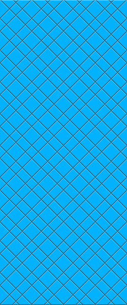 Blue Basket Weave Acrylic Shower Wall Panel 2440mm x 1220mm (3mm Thick) - CladdTech