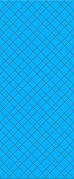 Blue Basket Weave Acrylic Shower Wall Panel 2440mm x 1220mm (3mm Thick) - CladdTech