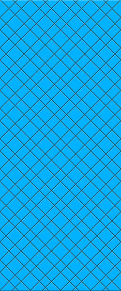 Blue Basket Weave Acrylic Shower Wall Panel 2440mm x 1220mm (3mm Thick) - CladdTech