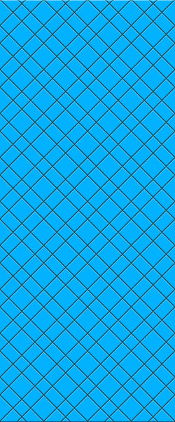 Blue Basket Weave Acrylic Shower Wall Panel 2440mm x 1220mm (3mm Thick) - CladdTech