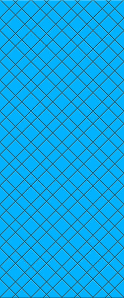 Blue Basket Weave Acrylic Shower Wall Panel 2440mm x 1220mm (3mm Thick) - CladdTech