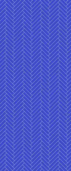 Blue Single Herringbone Tile Acrylic Shower Wall Panel 2440mm x 1220mm (3mm Thick) - CladdTech