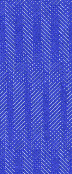 Blue Single Herringbone Tile Acrylic Shower Wall Panel 2440mm x 1220mm (3mm Thick) - CladdTech