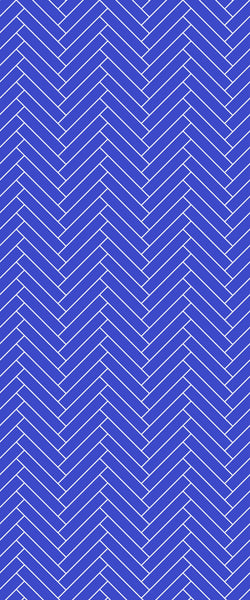Blue Double Herringbone Tile Acrylic Shower Wall Panel 2440mm x 1220mm (3mm Thick) - CladdTech