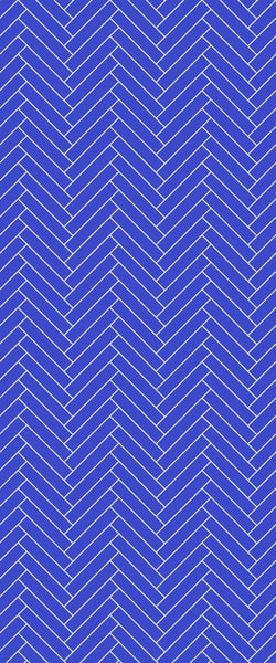 Blue Double Herringbone Tile Acrylic Shower Wall Panel 2440mm x 1220mm (3mm Thick) - CladdTech