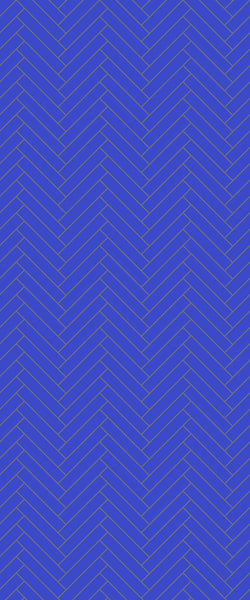 Blue Double Herringbone Tile Acrylic Shower Wall Panel 2440mm x 1220mm (3mm Thick) - CladdTech