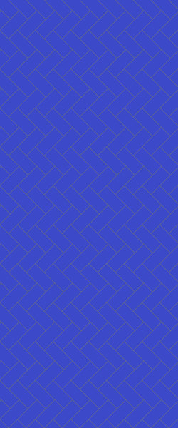 Blue Diagonal Herringbone Tile Acrylic Shower Wall Panel 2440mm x 1220mm (3mm Thick) - CladdTech