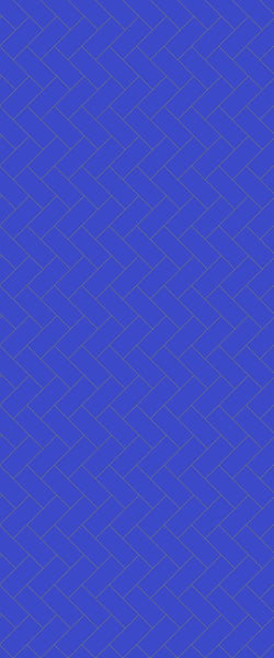 Blue Diagonal Herringbone Tile Acrylic Shower Wall Panel 2440mm x 1220mm (3mm Thick) - CladdTech
