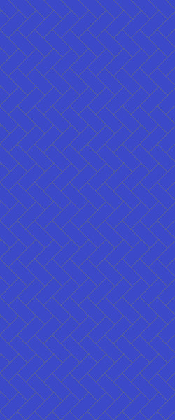Blue Diagonal Herringbone Tile Acrylic Shower Wall Panel 2440mm x 1220mm (3mm Thick) - CladdTech