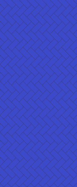 Blue Diagonal Herringbone Tile Acrylic Shower Wall Panel 2440mm x 1220mm (3mm Thick) - CladdTech