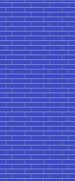 Blue Brickslips Acrylic Shower Wall Panel 2440mm x 1220mm (3mm Thick) - CladdTech
