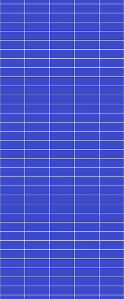 Blue Horizontal Block Acrylic Shower Wall Panel 2440mm x 1220mm (3mm Thick) - CladdTech
