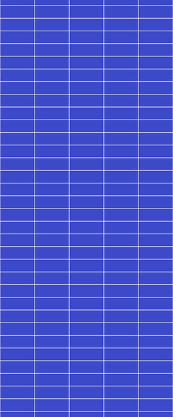 Blue Horizontal Block Acrylic Shower Wall Panel 2440mm x 1220mm (3mm Thick) - CladdTech