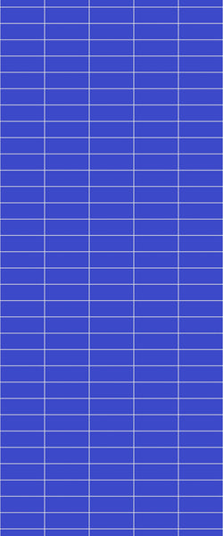 Blue Horizontal Block Acrylic Shower Wall Panel 2440mm x 1220mm (3mm Thick) - CladdTech