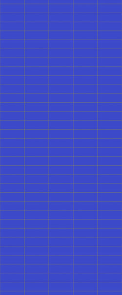 Blue Horizontal Block Acrylic Shower Wall Panel 2440mm x 1220mm (3mm Thick) - CladdTech