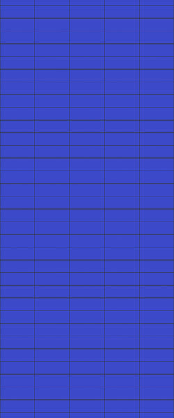 Blue Horizontal Block Acrylic Shower Wall Panel 2440mm x 1220mm (3mm Thick) - CladdTech