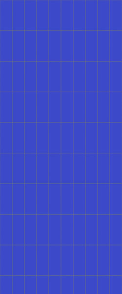Blue Vertical Block Acrylic Shower Wall Panel 2440mm x 1220mm (3mm Thick) - CladdTech