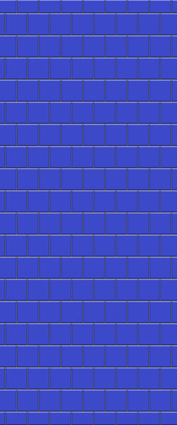 Blue Large Squares Acrylic Shower Wall Panel 2440mm x 1220mm (3mm Thick) - CladdTech