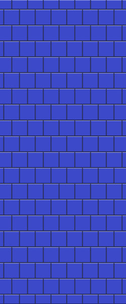 Blue Large Squares Acrylic Shower Wall Panel 2440mm x 1220mm (3mm Thick) - CladdTech