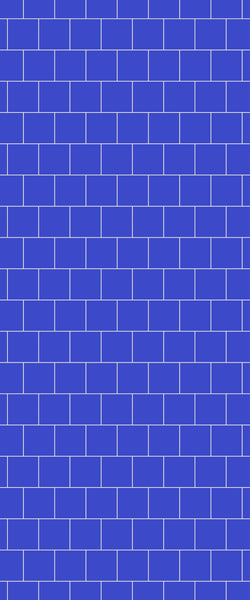 Blue Large Squares Acrylic Shower Wall Panel 2440mm x 1220mm (3mm Thick) - CladdTech
