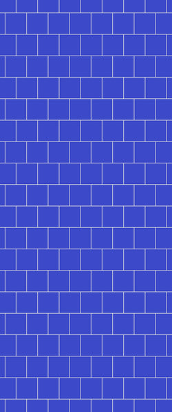 Blue Large Squares Acrylic Shower Wall Panel 2440mm x 1220mm (3mm Thick) - CladdTech